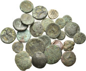 Lot of 24 Greek Æ coins, to be catalog. Lot sold as is, no return