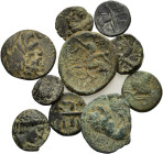 Lot of 10 Greek Æ coins, to be catalog. Lot sold as is, no return