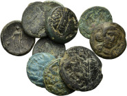 Lot of 10 Greek Æ coins, to be catalog. Lot sold as is, no return