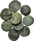 Lot of 9 Greek Æ coins, to be catalog. Lot sold as is, no return