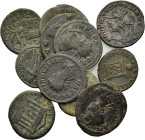 Lot of 12 Roman Provincial and Roman Imperial Æ coins, to be catalog. Lot sold as is, no return