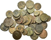 Lot of 35 Late Roman Imperial Æ coins, to be catalog. Lot sold as is, no return