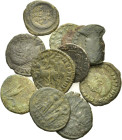 Lot of 11 Late Roman Imperial Æ coins, to be catalog. Lot sold as is, no return