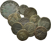 Lot of 11 Late Roman Imperial Æ coins, to be catalog. Lot sold as is, no return