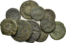 Lot of 10 Late Roman Imperial Æ coins, to be catalog. Lot sold as is, no return