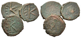 Lot of 3 Byzantine Æ coins, to be catalog. Lot sold as is, no return