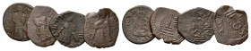 Lot of 4 Arab-Byzantine Æ coins, to be catalog. Lot sold as is, no return