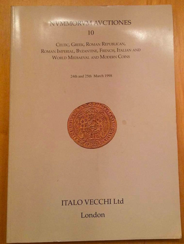 Vecchi I. Nummorum Auctiones No.10. Celtic, Greek, Roman Republican, Roman Imper...