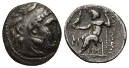 Kings of Macedon. Lampsakos. Alexander III "the Great" 336-323 BC. Struck under Antigonos I Monophthalmos, circa 310-301 BC Drachm AR (17mm, 3.8 g) He...