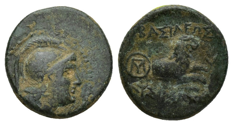 KINGS OF THRACE. Lysimachos (305-281 BC). Ae. (14mm, 2.4 g) Uncertain Thracian m...