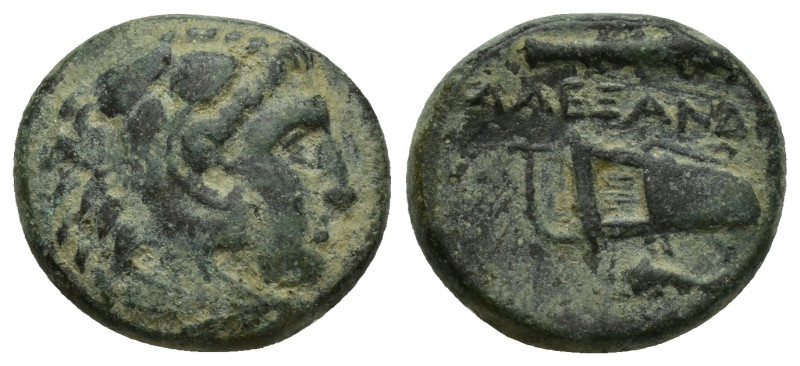 Macedonian Kingdom. Alexander III 'the Great'. 336-323 B.C. AE (16mm, 6.2 g). Un...