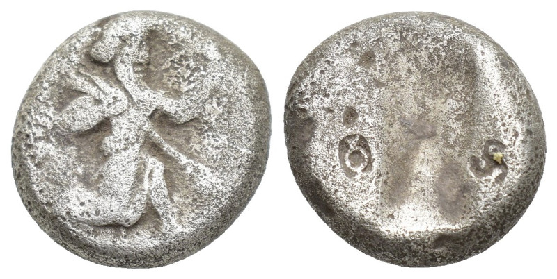 Achaemenid Kingdom. Darios I to Xerxes II. Ca. 485-420 B.C. AR siglos (15mm, 5.3...