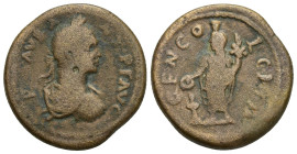 PISIDIA. Cremna. Caracalla (198-217). Ae. (26mm, 11.2 g) Obv: IMP M AVR ANT P F AVG. Laureate, draped and cuirassed bust right. Rev: GEN COL CREM. Gen...