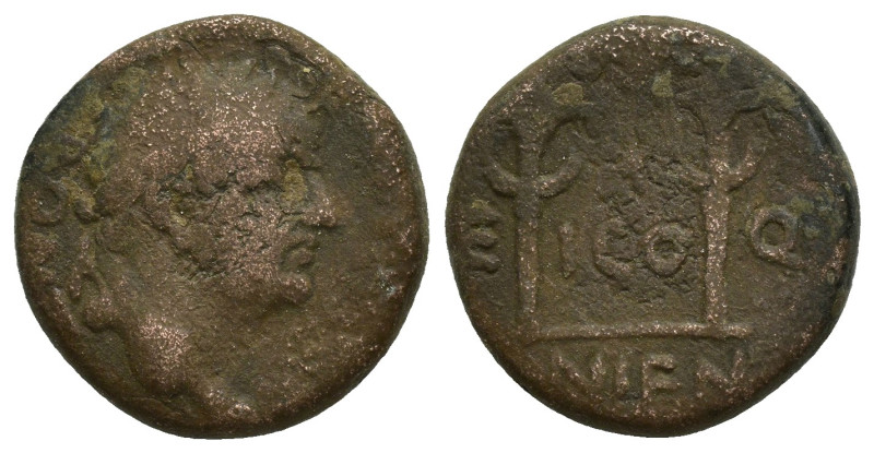 LYCAONIA. Iconium. Titus (Caesar, 69-79). Ae. (18mm, 7 g) Obv: T CAES IMP PONT. ...