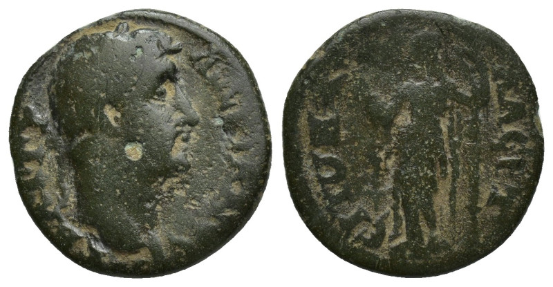 CILICIA, Laerte, Hadrian (117-138) AE (18mm, 3.5 g) Obv: ΑΥ ΚΑΙ ΤΡΑ ΑΔΡΙΑΝΟϹ - l...