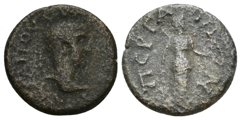 PAMPHYLIA, Perge. Maximus. Caesar, AD 235/6-238. Æ (18mm, 3.7 g). Bare head righ...