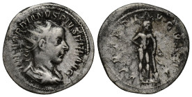 Gordian III (238-244 AD) Rome AR Antoninianus (22mm, 4.1 g) Obv: IMP GORDIANVS PIVS FEL AVG Radiate, draped and cuirassed bust of Gordian III to right...