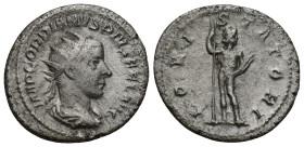 Gordian III (AD 238-244). AR heavy antoninianus (21mm, 4.3 g). Rome. IMP GORDIANVS PIVS FEL AVG, radiate, draped and cuirassed bust of Gordian III rig...