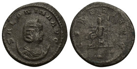 Salonina (AD 254-268). BI antoninianus (21mm, 3.6 g). Antioch, AD 264-265. SALONINA AVG, draped bust right, wearing stephane, set on crescent / CERERI...