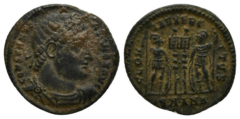 Constantine I the Great AD 306-337. Antioch Follis Æ (18mm, 2.8 g) CONSTANTINVS ...