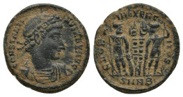 Constantine I (306-337), Nummus, Nicomedia, AD 336-337 AE (17mm, 2.4 g) CONSTANTI - NVS MAX AVG, diademed, draped and cuirassed bust r., Rv. GLOR - IA...