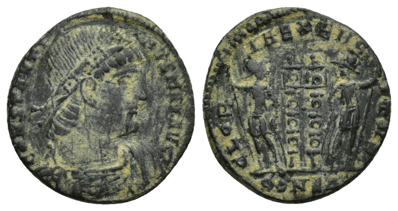 Constantine I (307/310-337). Æ Follis (17mm, 2.3 g). Constantinople, 333-5. Rose...