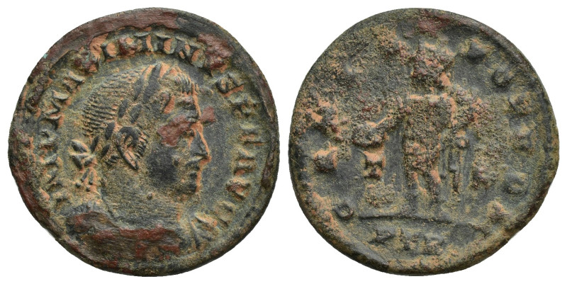 Maximinus II Æ Nummus. (22mm, 3.9 g) Treveri, AD 310-313. IMP MAXIMINVS P F AVG,...