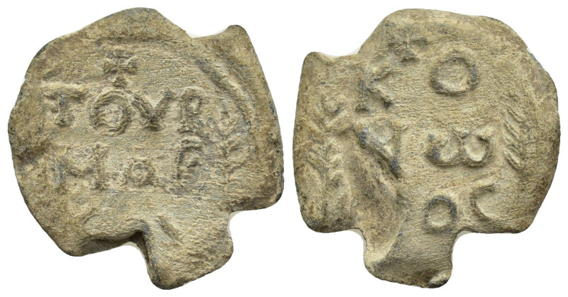 Byzantine Seals Konon (the future emperor Leo III), tourmarches, first quarter o...