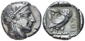 Attica, Athens Tetradrachm circa 455 - From the collection of a Mentor.