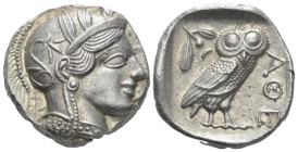 Attica, Athens Tetradrachm after 449 - Ex Naville Numismatics sale 63, 2021, 99.