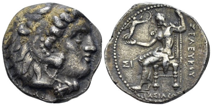 The Seleucid Kings, Seleucus I, 312-281 Seleucia Tetradrachm in types of Alexand...