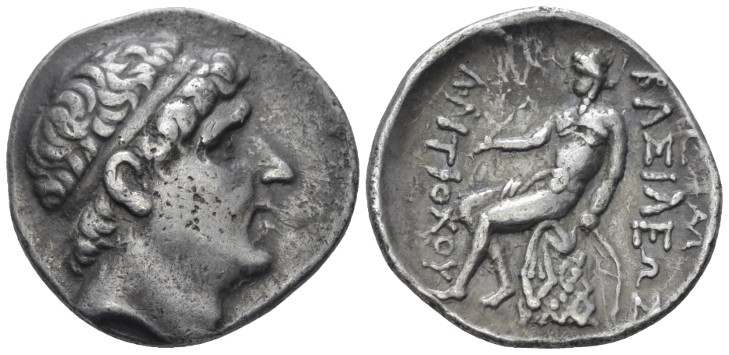 The Seleucid Kings, Antiochus I, 294-261 Seleucia Tetradrachm barbarous imitatio...