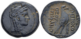 The Seleucid Kings, Antiochus IV, 175-164 Antiochia on the Orontes Bronze circa 169-168