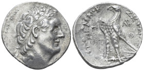 The Ptolemies, Ptolemy II Philadelphos. 285-246 BC Ake-Ptolemais Tetradrachm contemporary imitation 254-253
