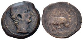 Egypt, Alexandria Tiberius, 14-37 Obol circa 18-19 (year 5) - From a private British collection.