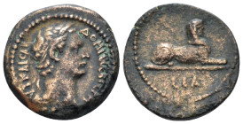 Egypt, Alexandria Domitian, 81-96 Obol circa 91-92 (year 11) - From a Private British collection.