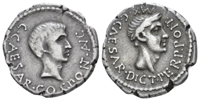 Carl Wilhelm Becker. 1772-1830. Denarius Early XIX century BC, AR 18.30 mm., 3.9...