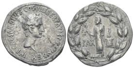 Octavian as Augustus, 27 BC – 14 AD Cistophoric tetradrachm Ephesus circa 28 BC