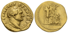 Titus Caesar, 69-79 Aureus Rome circa 72-73 - Ex Naville sale 70, 423 (not paid.).
