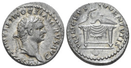 Domitian caesar, Denarius Rome 80-81