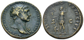 Trajan, 98-117 Dupondius Rome circa 104-107 - Ex Baldwin sale 100, 664 (part of). From a private British collection.