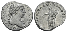 Trajan, 98-117 Denarius Rome circa 108-109