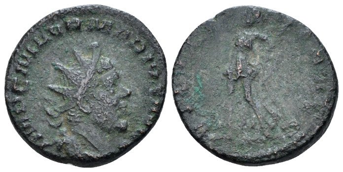 Marius, 269 Antoninianus Colonia 269, billon 18.00 mm., 3.05 g.
Radiate, draped...