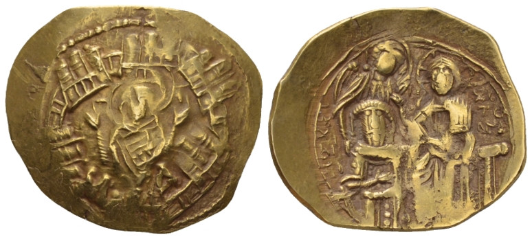 Hyperperon nomisma Constantinople circa 1222-1254, AV 25.00 mm., 4.12 g.
, AV 2...