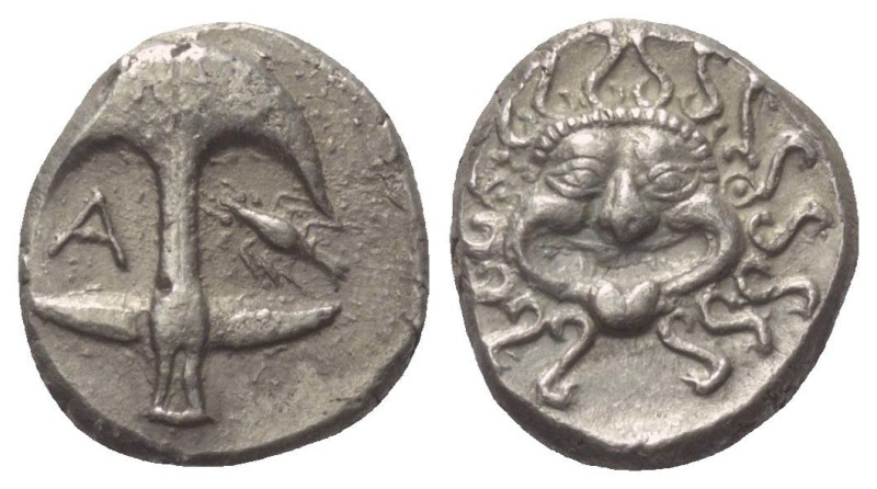 Thrakien. Apollonia Pontika.

 Drachme (Silber). Ca. 4. Jhdt. v. Chr.
Vs: Ank...
