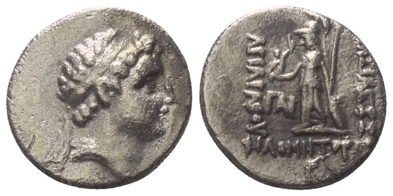 Königreich Kappadokien. Ariarathes VII. (115 - 101 v. Chr.).

 Drachme (Silber...