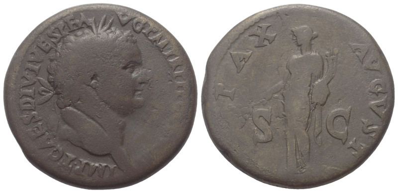 Titus (79 - 81 n. Chr.).

 Sesterz. 80 - 81 n. Chr. Thrakien (?).
Vs: IMP T C...