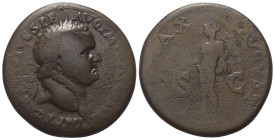 Titus (79 - 81 n. Chr.).

 Sesterz. 80 - 81 n. Chr. Thrakien (?).
Vs: IMP T CAES DIVI VESP F AVG P M TR P P P COS VIII. Kopf mit Lorbeerkranz recht...