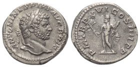 Caracalla (197 - 217 n. Chr.).

 Denar (Silber). 213 n. Chr. Rom.
Vs: ANTONINVS PIVS AVG BRIT. Kopf mit Lorbeerkranz rechts.
Rs: P M TR P XVI COS ...