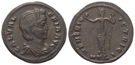 Galeria Valeria (gest. 314 n. Chr.).

 Follis. 308 - 309 n. Chr. Cyzicus.
Vs: GAL VALERIA AVG. Drapierte Büste mit Diadem rechts.
Rs: VENERI VICTR...